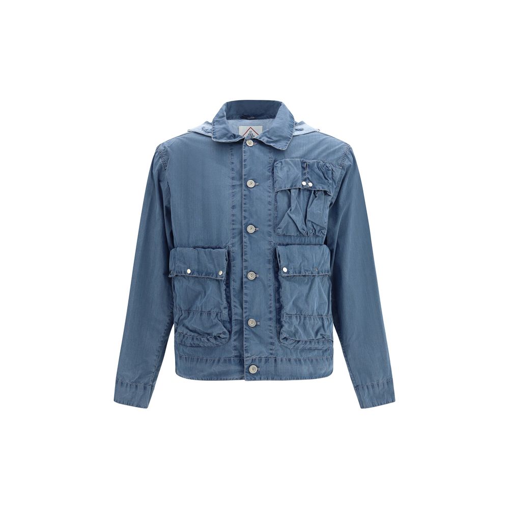 C.P. Company 50 Fili Indigo Bleached Goggle Jacket