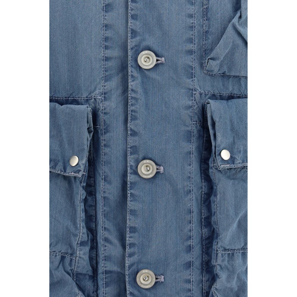 C.P. Company 50 Fili Indigo Bleached Goggle Jacket