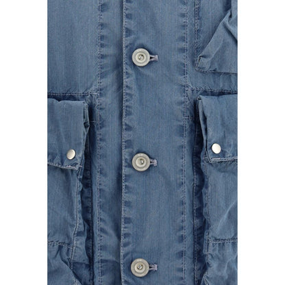 C.P. Company 50 Fili Indigo Bleached Goggle Jacket