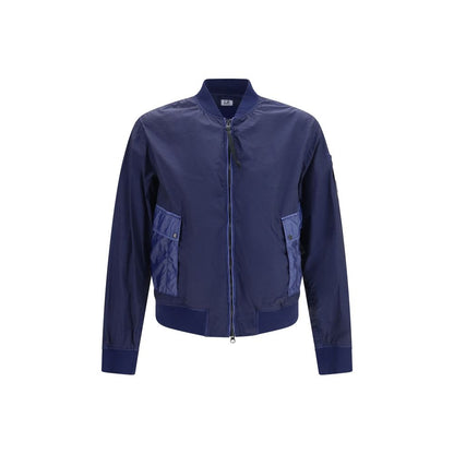 C.P. Company Blue Polyamide Bomber Jacket