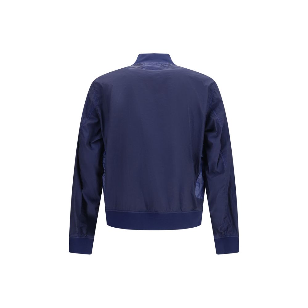 C.P. Company Blue Polyamide Bomber Jacket