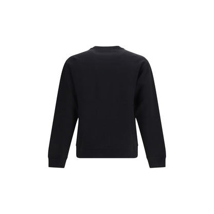 Valentino Black Cotton Jersey Crewneck Sweatshirt