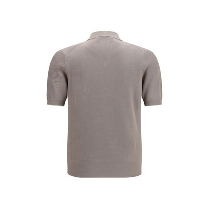 Brunello Cucinelli Gray Cotton Dress Shirt