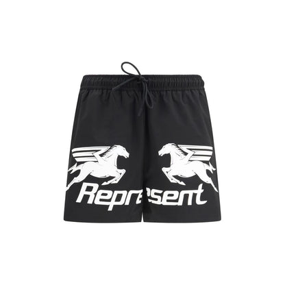 Represent Nothing Faster Swim Shorts - Jet Black