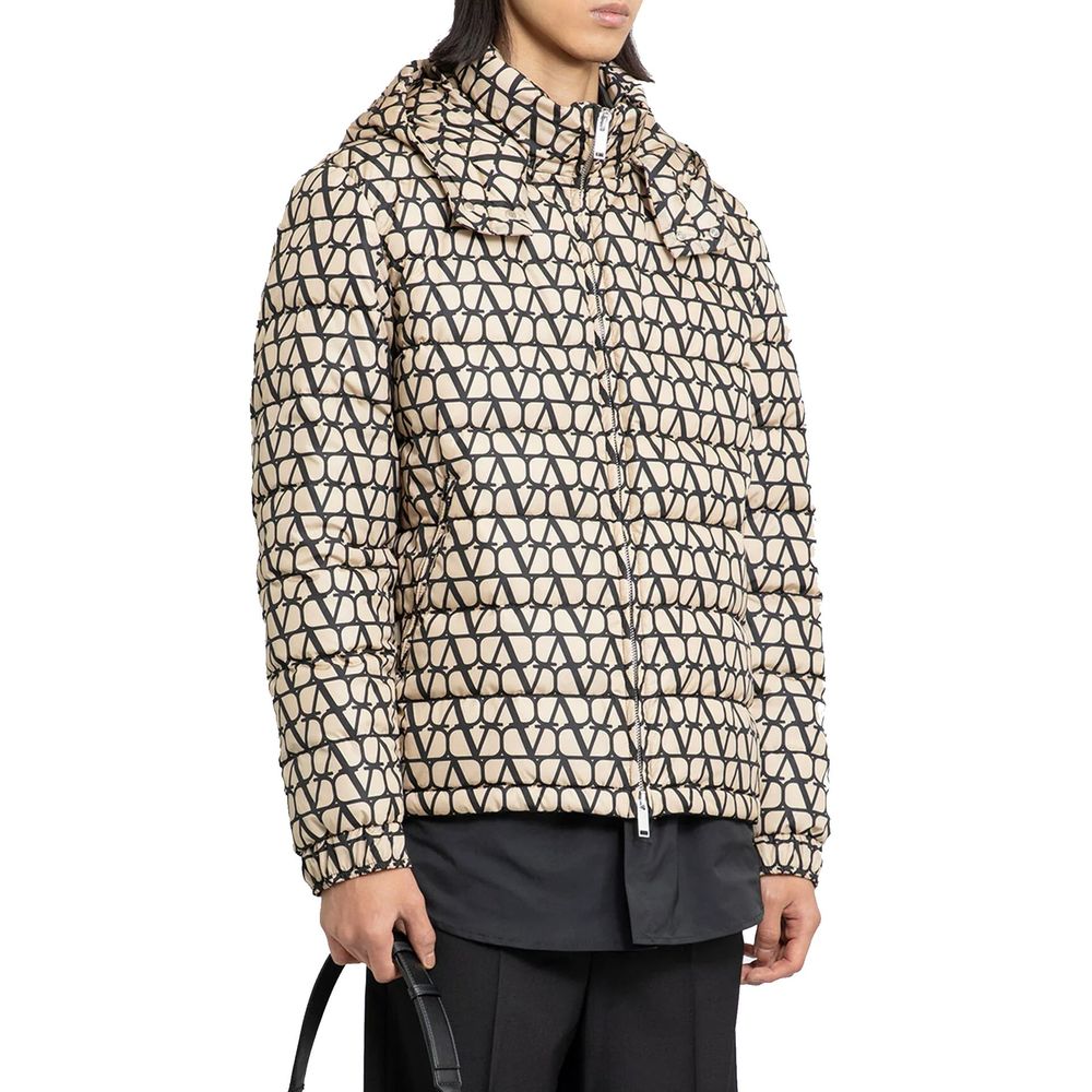 Valentino Garavani Beige Toile Iconographe Down Jacket