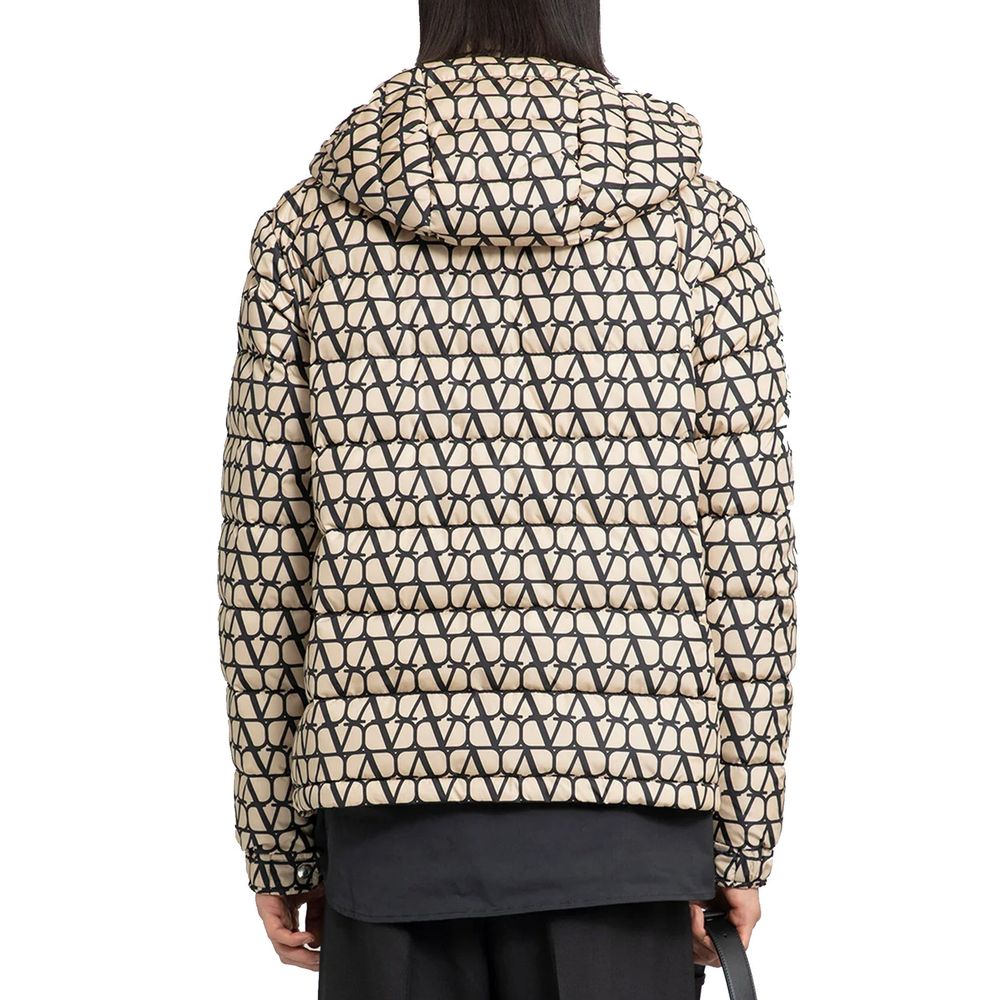 Valentino Garavani Beige Toile Iconographe Down Jacket