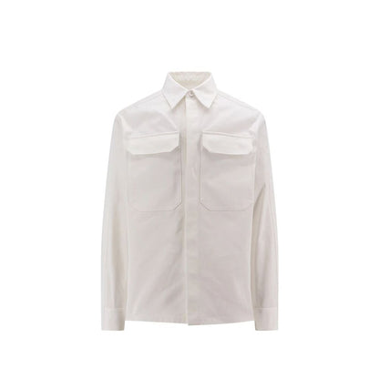 Jil Sander White Cotton Dress Shirt for Men