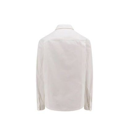 Jil Sander White Cotton Dress Shirt for Men