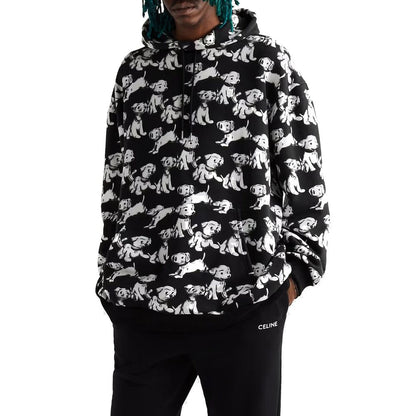 Celine Black Cotton Sweatshirt for Men