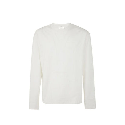 Jil Sander White Cotton Long Sleeve T-Shirt Pack