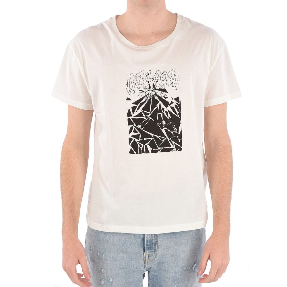Celine White Cotton T-Shirt for Men