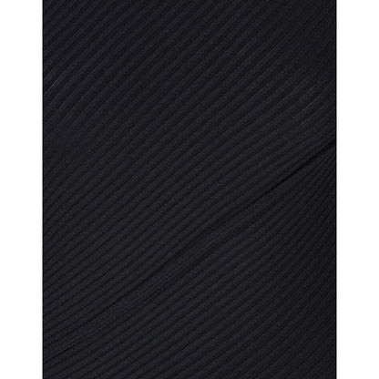 Balenciaga Black Spiral Mini Dress