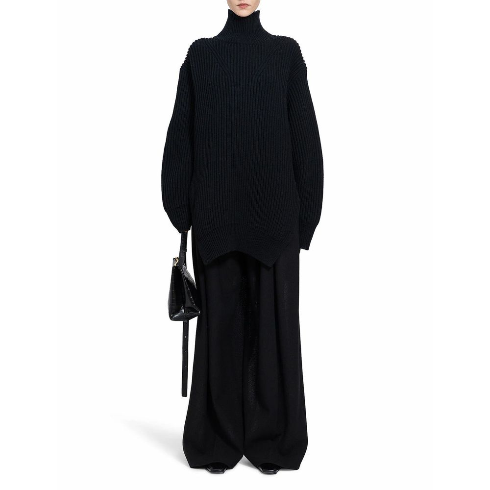 Jil Sander Black Wool Turtleneck for Women