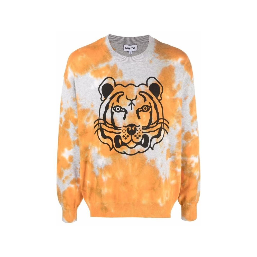 Kenzo Orange Cotton Sweatshirt for Men