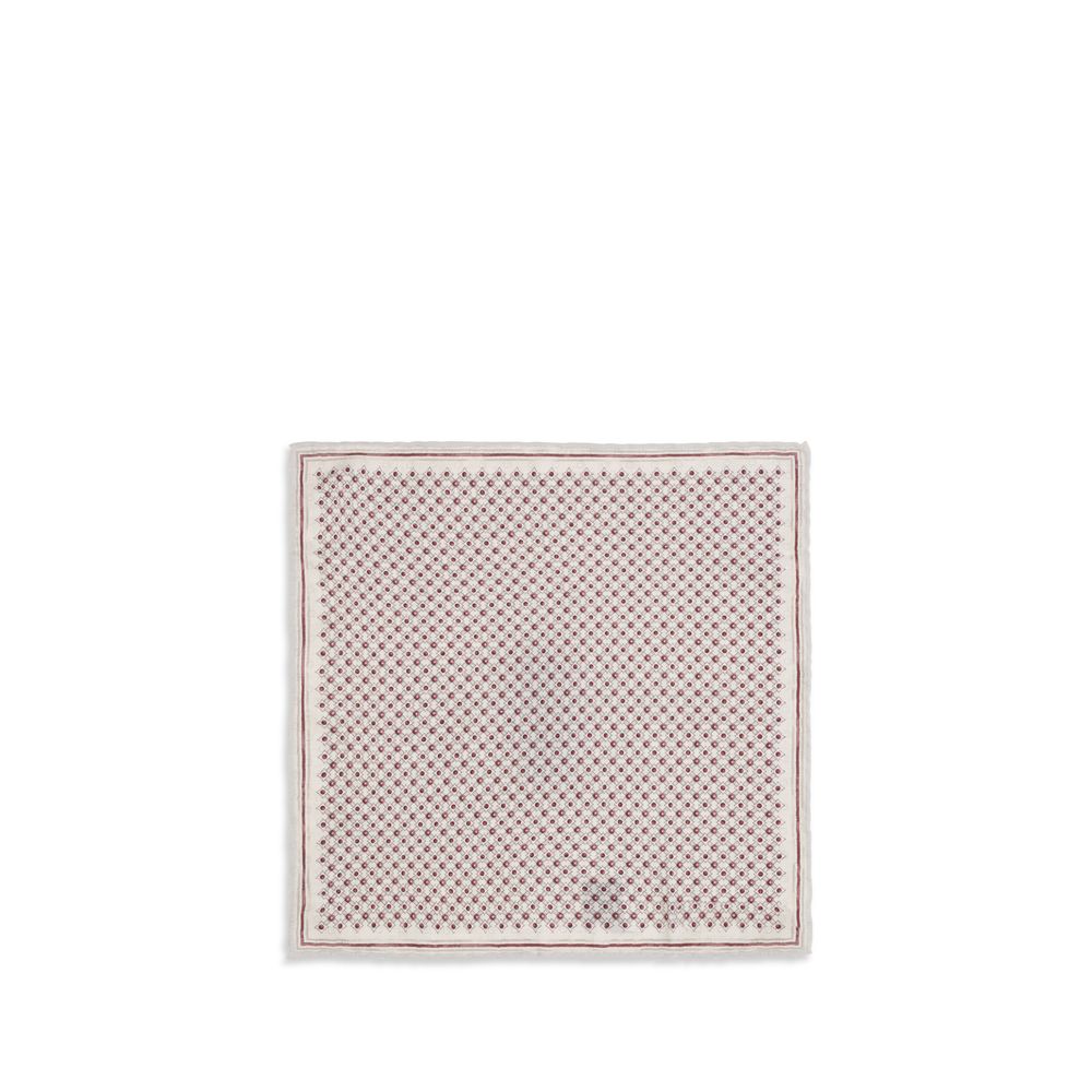 Brunello Cucinelli Multicolor Silk Wallet: Geometric Elegance