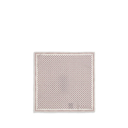 Brunello Cucinelli Multicolor Silk Wallet: Geometric Elegance