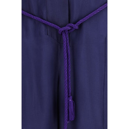 Giorgio Armani Blue Viscose Jumpsuit