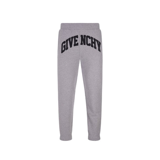 Givenchy Gray Cotton Slim Fit Logo Joggers