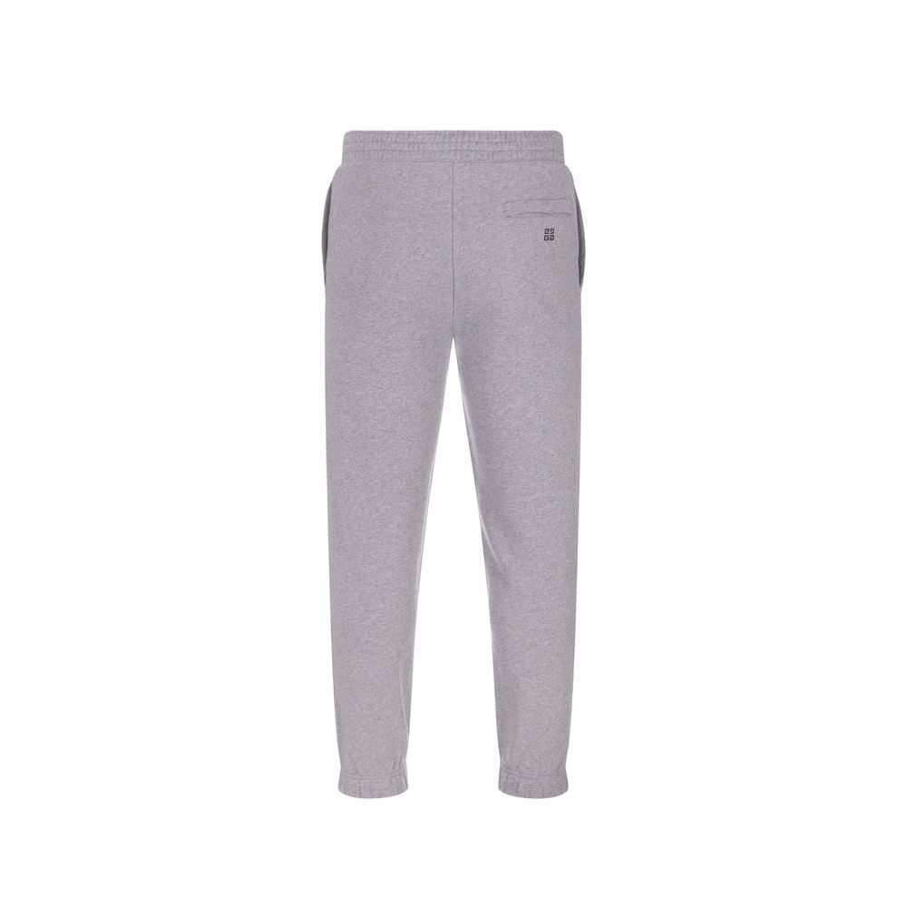 Givenchy Gray Cotton Slim Fit Logo Joggers