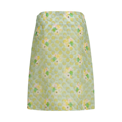 Fendi Multicolor Silk Midi Skirt - Bouquet Organza Skirt
