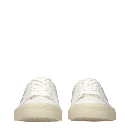 Veja Blue Leather Low Top Sneakers