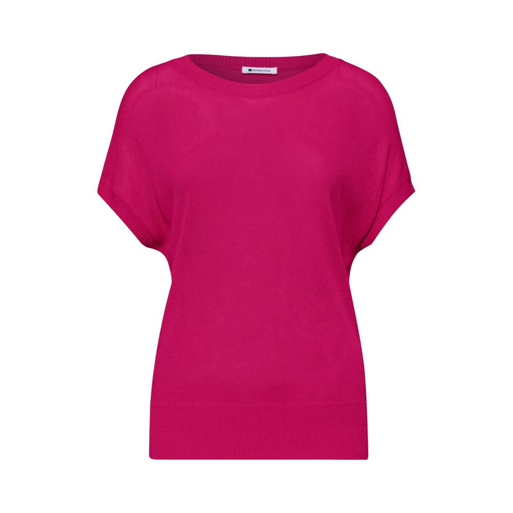 Street One Pink Viscose Sleeveless Sweater