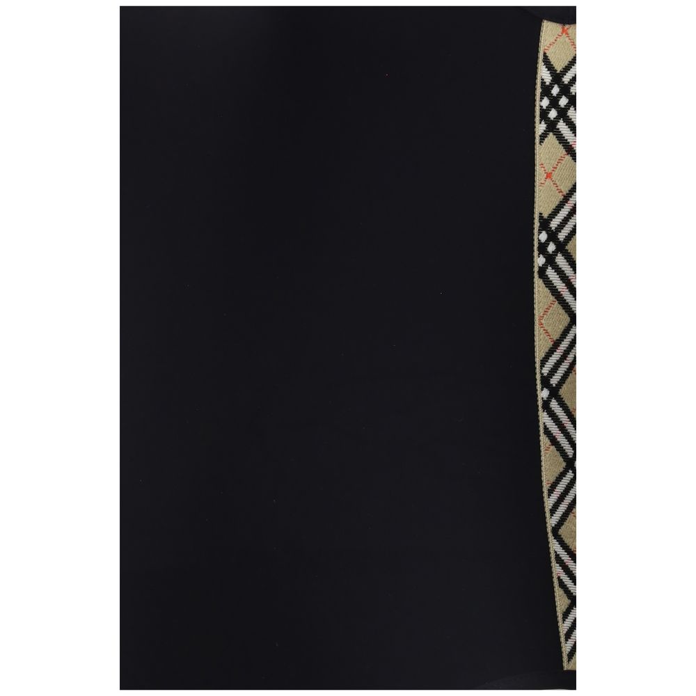 Burberry Black Check Trim One-Piece Swimsuit