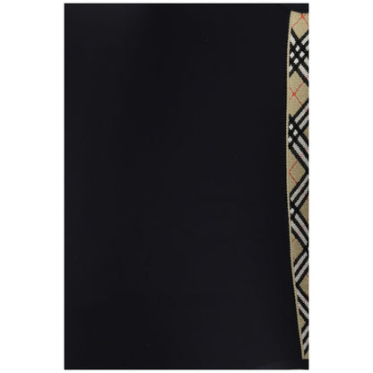Burberry Black Check Trim One-Piece Swimsuit