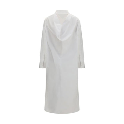 Balenciaga White Cotton Shirt Dress