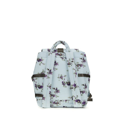 Ganni Blue Floral Motif Backpack