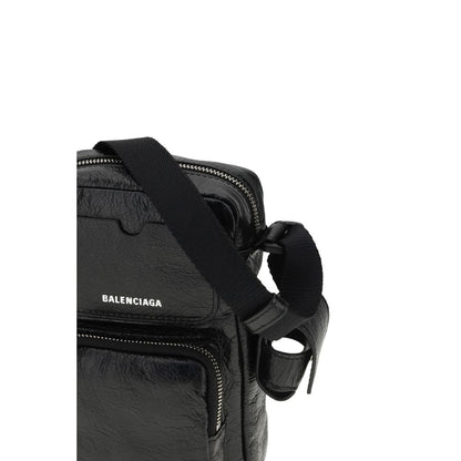 Balenciaga Black Lamb Ovis Aries Aries Superbusy Vertical Shoulder Bag