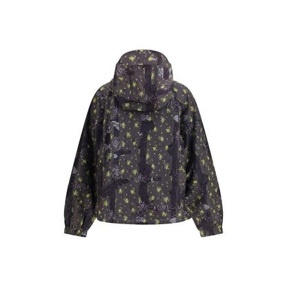 Ganni Floral Camo Hooded Shell Jacket