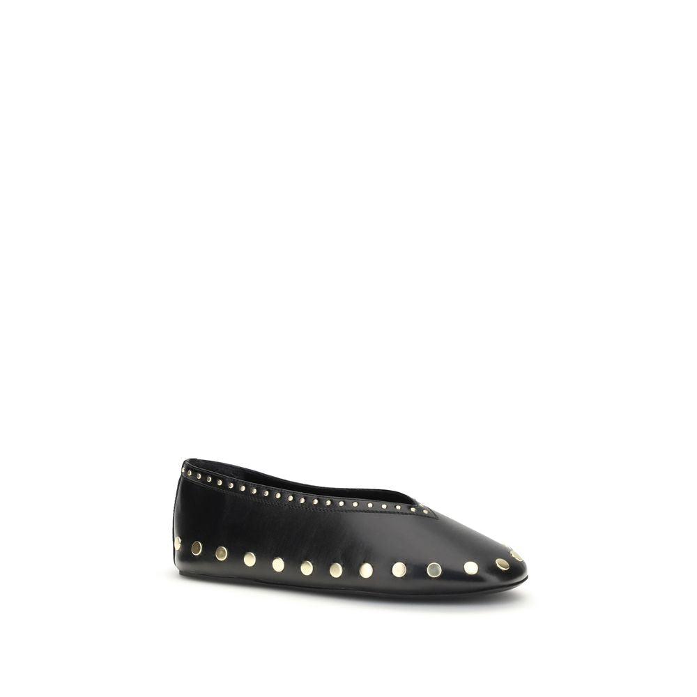Ganni Black Jenny Ballerinas - Effortless Elegance