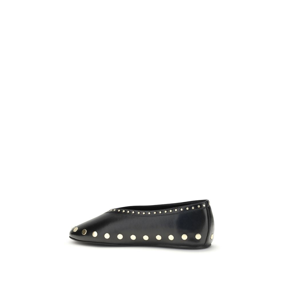 Ganni Black Jenny Ballerinas - Effortless Elegance