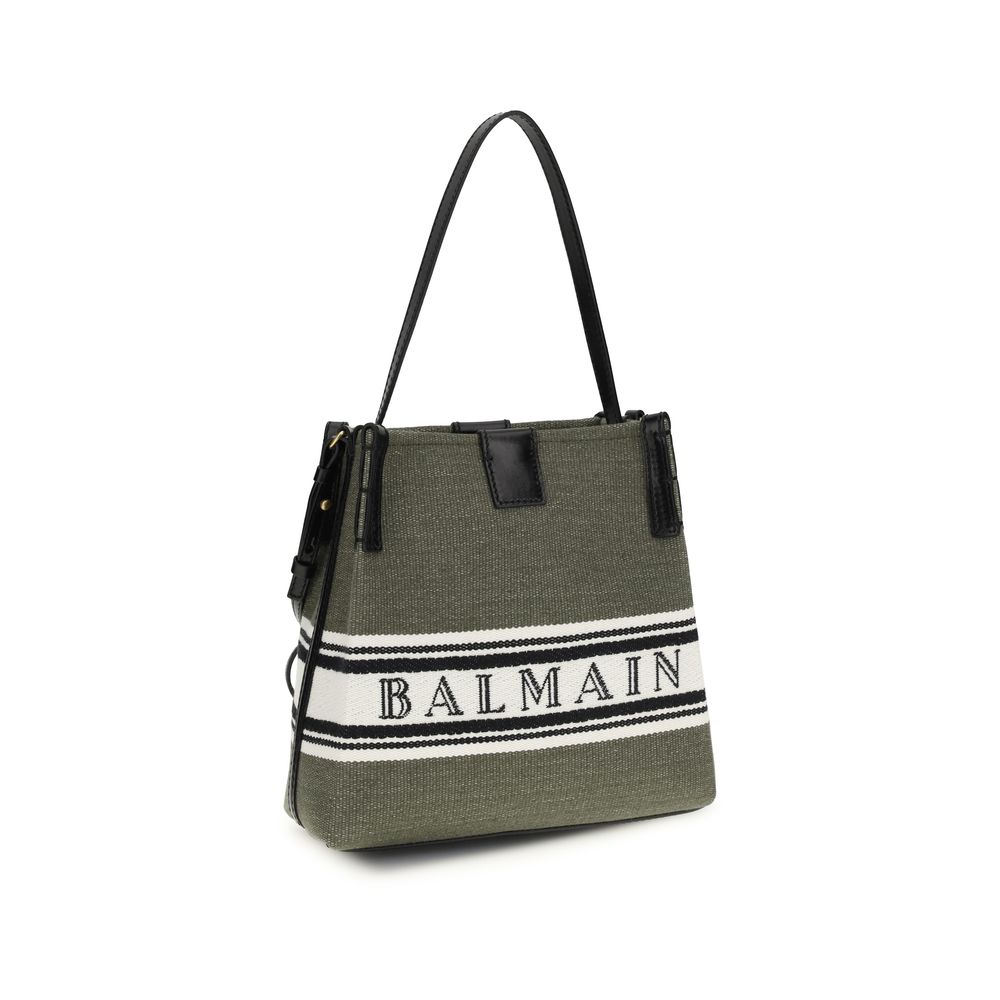Balmain Bicolor Cotton Release Bucket Bag