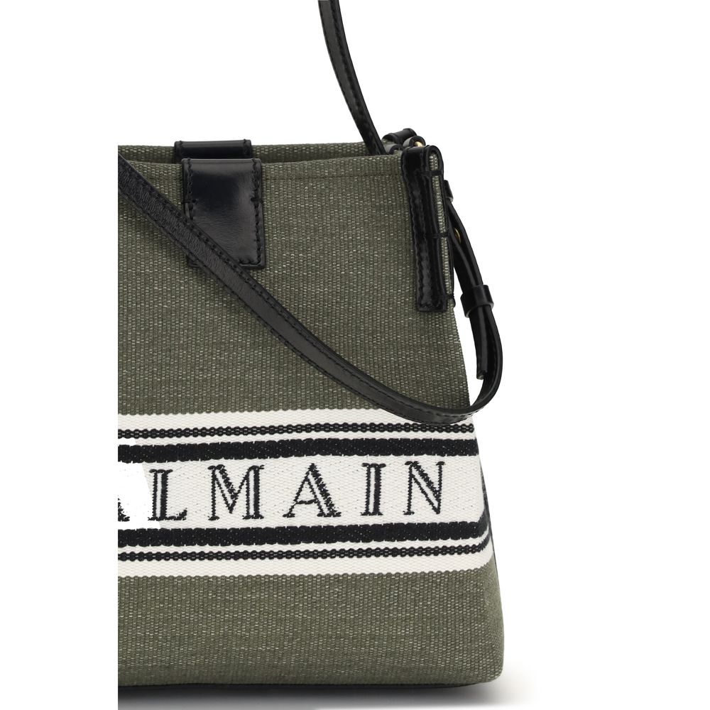 Balmain Bicolor Cotton Release Bucket Bag