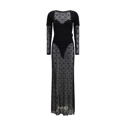 Marine Serre Black Polyamide Jumpsuit