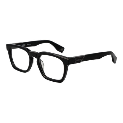 Police Men's Optical Glasses – Black Square Frame, 51mm