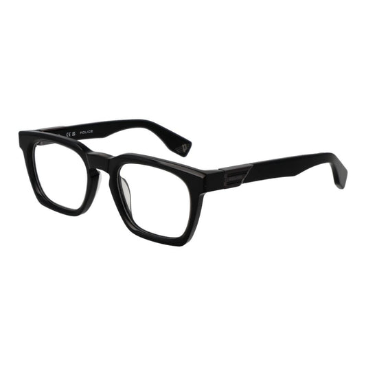 Police Men's Optical Glasses – Black Square Frame, 51mm