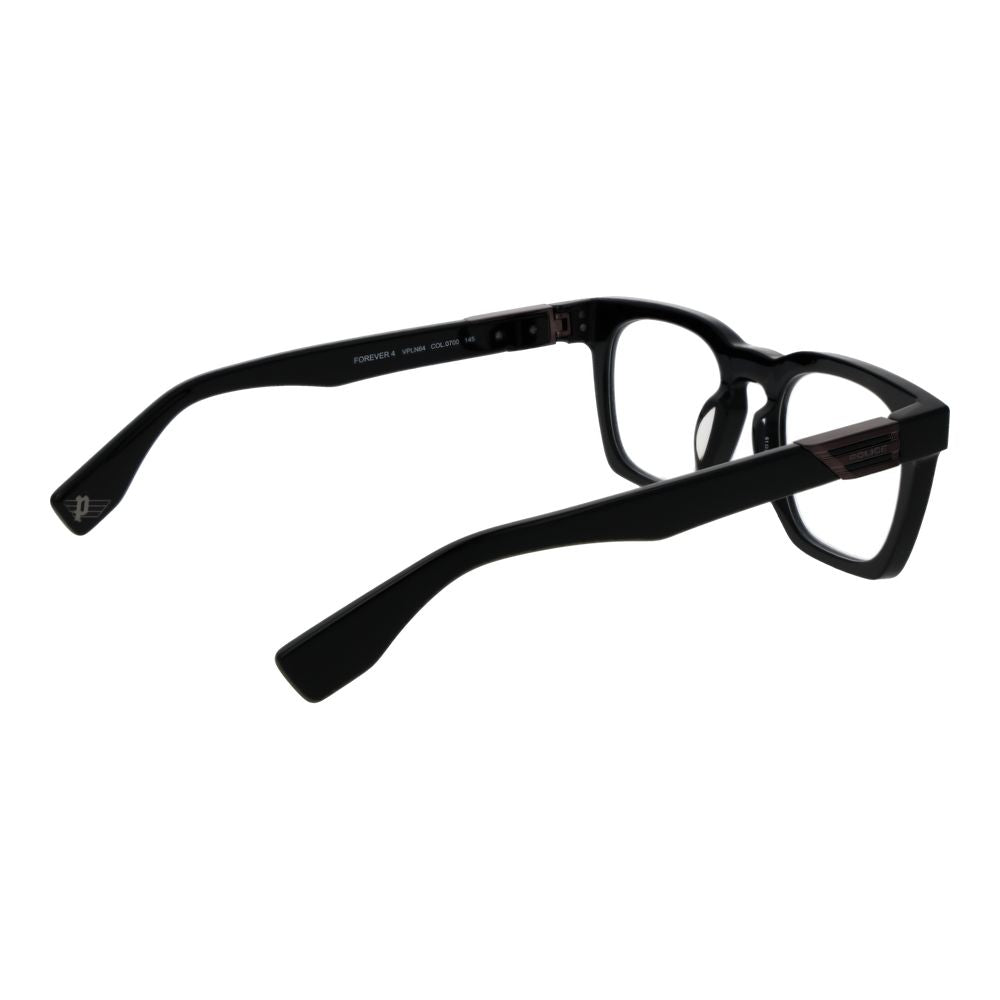 Police Men's Optical Glasses – Black Square Frame, 51mm