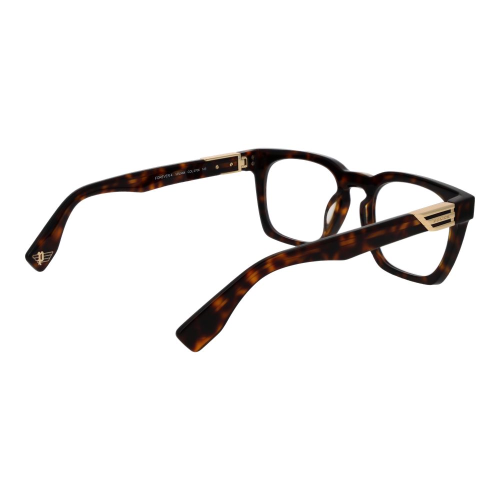 Police Men’s Optical Glasses – Brown Square Frame, 53mm