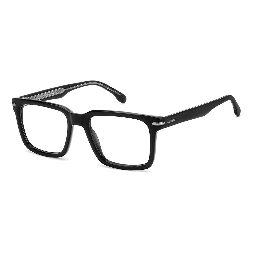 Carrera Black Acetate Glasses – Square Full-Rim Frames