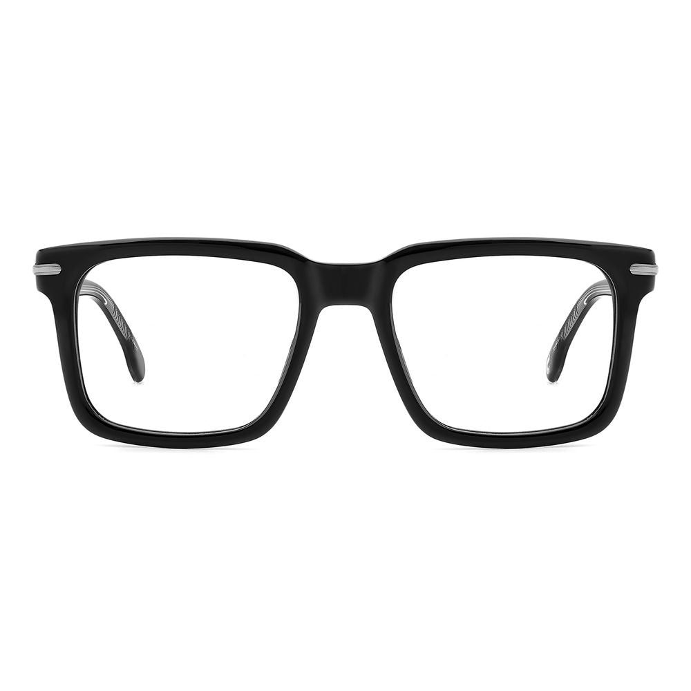 Carrera Black Acetate Glasses – Square Full-Rim Frames