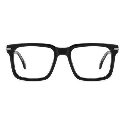 Carrera Black Acetate Glasses – Square Full-Rim Frames