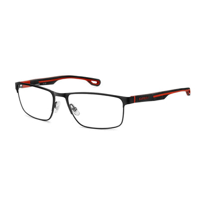 Carrera Men’s Black Metal Glasses – Rectangle Full-Rim Frame
