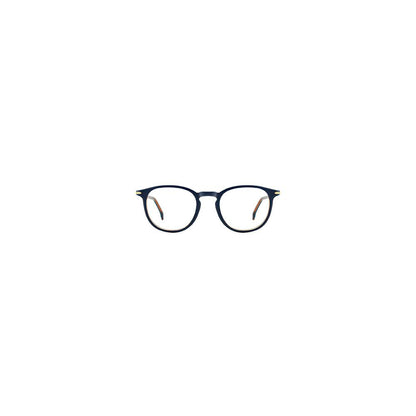 Carrera Unisex Black Acetate Glasses – Round Full-Rim Frames