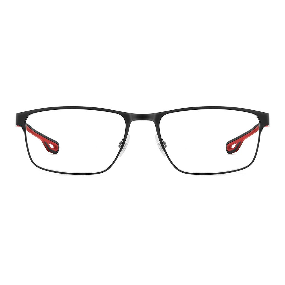 Carrera Men’s Black Metal Glasses – Rectangle Full-Rim Frame