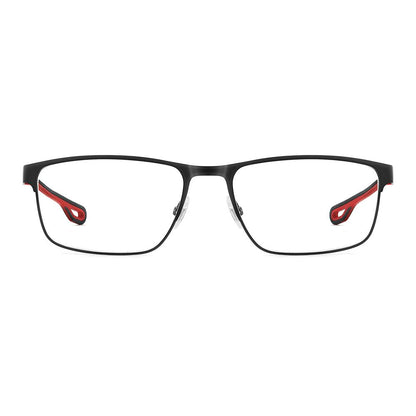 Carrera Men’s Black Metal Glasses – Rectangle Full-Rim Frame