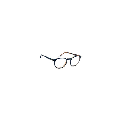 Carrera Unisex Black Acetate Glasses – Round Full-Rim Frames