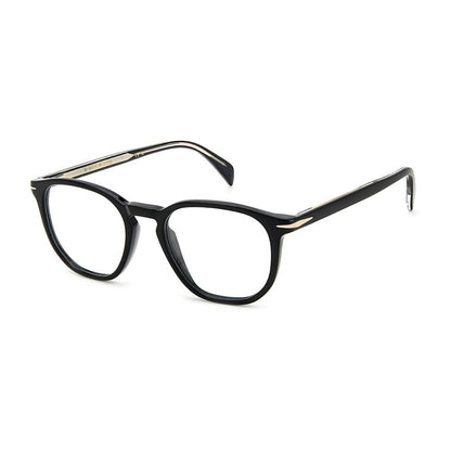 David Beckham Men’s Optical Glasses – Black Round Frame